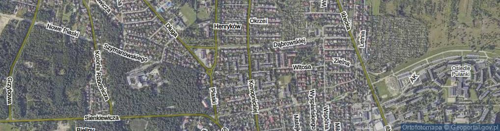 Zdjęcie satelitarne Konopnickiej Marii ul.